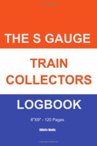 S gauge train collectors logbook red white and blue cover looks like American Flyer